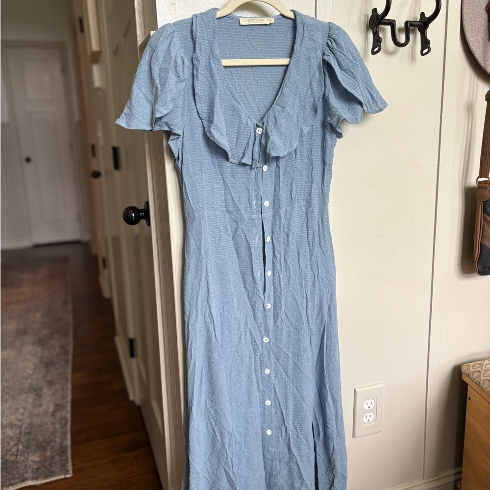 Christy Dawn Light Blue Maxi Dress
